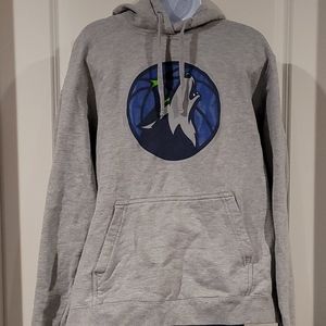 Minnesota Timberwolves grey hoodie